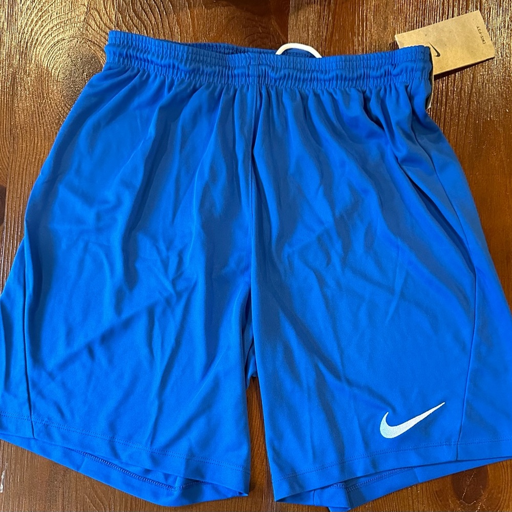 Nike Dri-Fit Men’s Football Soccer Blue Shorts - Size L - BV6855-463 NWT